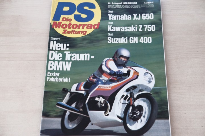 Deckblatt PS Sport Motorrad (08/1980)